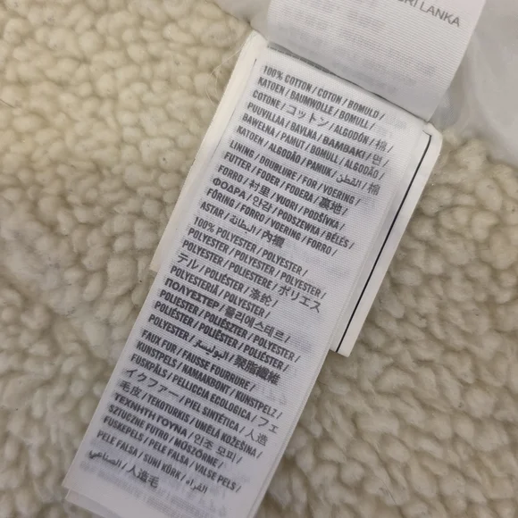 Hollister Y2K Navy Blue Hooded Utility Coat Sherpa Lined Jacket Women's Size M - Picture 15 of 16